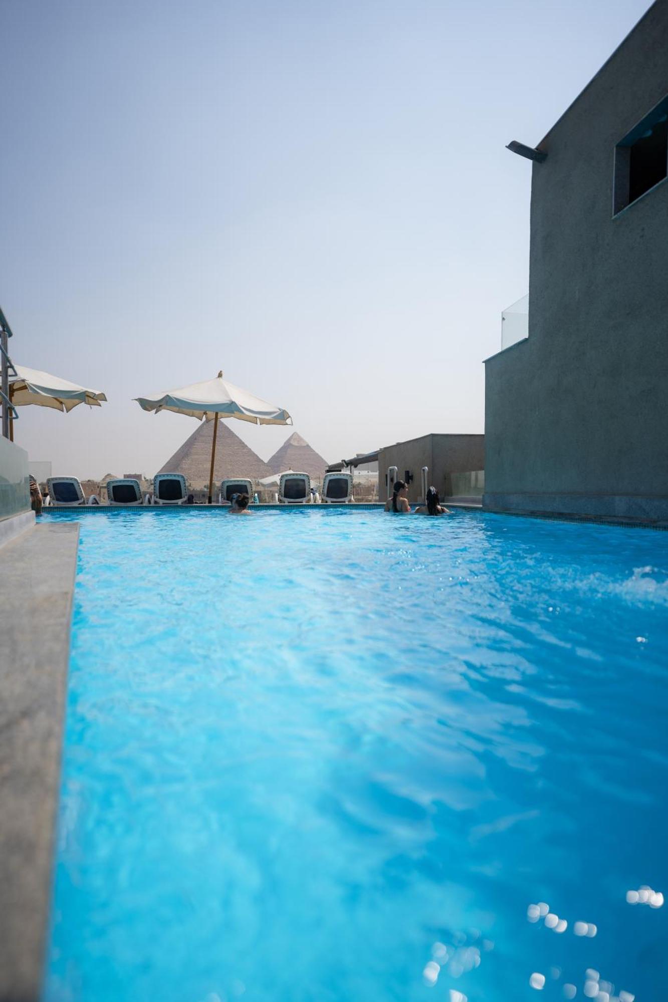 Pyramid Front Hotel Al Kawm al Akhdar Exterior foto